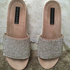 Steve Madden Rhinestone Slides